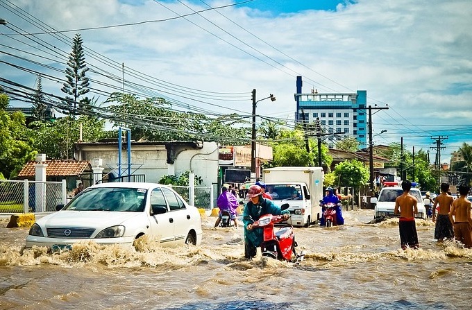 flood in town