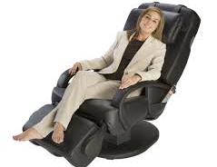 woman on Massage Chairs