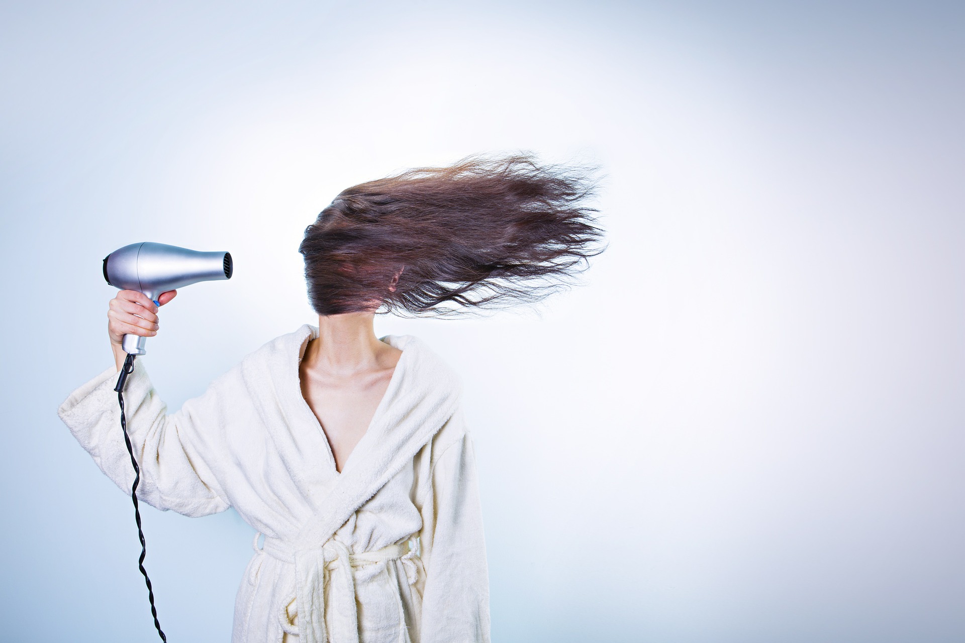 hair drying